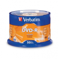 Verbatim 95101 DVD-R 4.7GB 50Pk