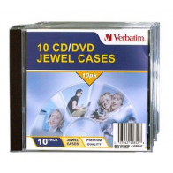 41852 Verbatim CD/DVD Jewel Cases 10