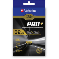 44033 Verbatim Pro+ Micro SDHC 32GB (UHS-I Class 10)
