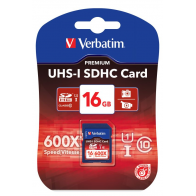 49191 Verbatim 16GB Premium SDHC