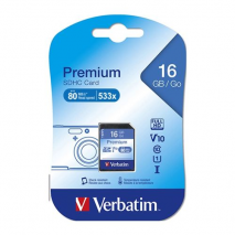 43962 Verbatim SDHC Card 16GB class 10