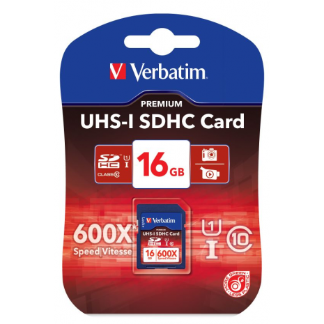 49191 Verbatim 16GB Premium SDHC