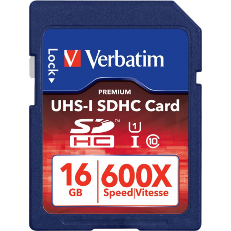 49191-2 Verbatim 16GB Premium SDHC