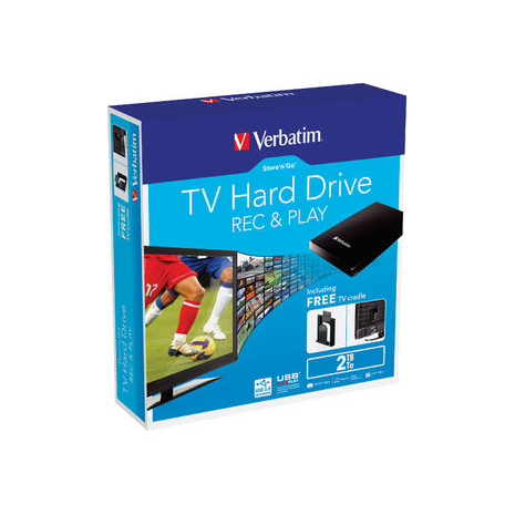 53192 Verbatim 2.5" HDD USB 3.0 2TB (Black)