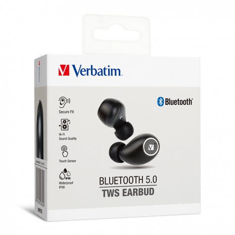Verbatim Bluetooth 5.0 TWS Earbud PACK