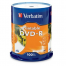 Verbatim 95153 DVD-R 4.7GB 100Pk White